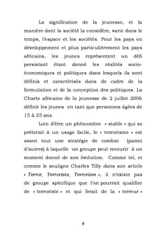 La jeunesse africaine face à la montée du terrorisme
