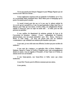L'efficacité thérapeutique