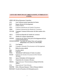 La branche caution et sa réassurance