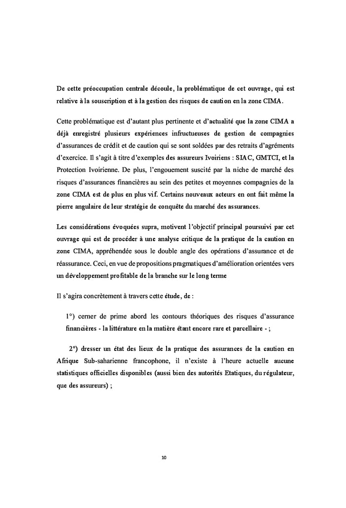 La branche caution et sa réassurance