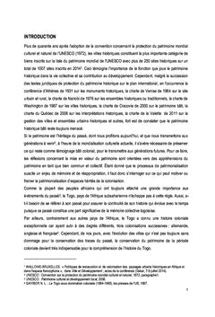 Le bâti colonial en Afrique subsaharienne: