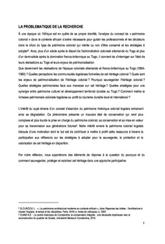 Le bâti colonial en Afrique subsaharienne: