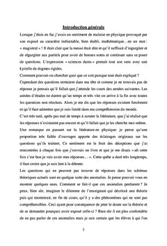 Questions de physique en suspens