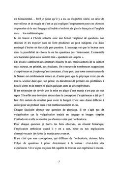 Questions de physique en suspens