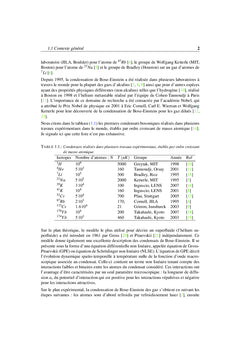 Condensats de Bose-einstein dans des réseaux optiques