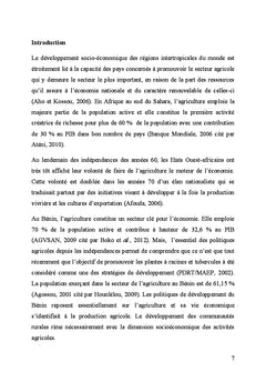 Impacts de la culture de l'igname dans la Commune de Ouesse au Benin
