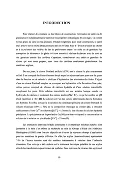 Interactions materiaux argileux et milieu basique riche en calcium