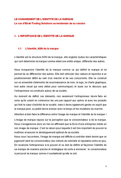 Le changement de l'identité de la marque