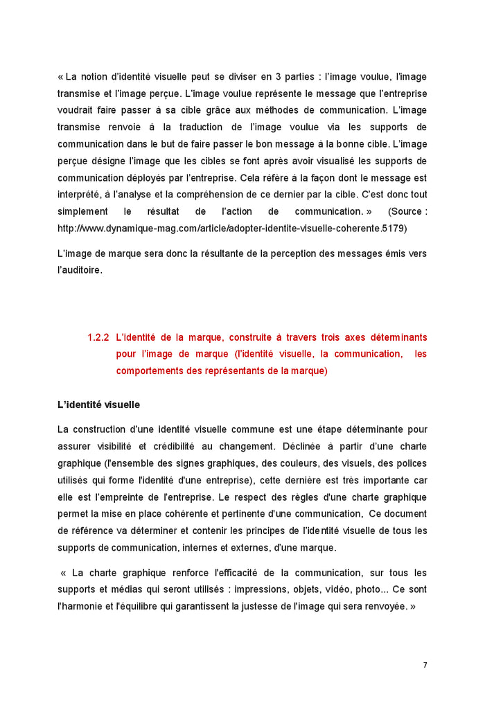 Le changement de l'identité de la marque