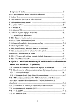 Techniques classiques et modernes de numeration des microorganismes