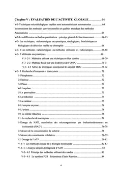 Techniques classiques et modernes de numeration des microorganismes