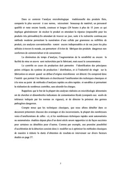 Techniques classiques et modernes de numeration des microorganismes