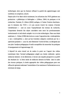 Usage pedagogique de la video numerique dans les travaux pratiques
