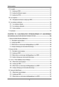 Gîtologie des minéralisations Pb-Zn du Nord de la Tunisie