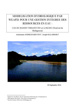 Modelisation hydrologique par WeAP21 pour une GIRe