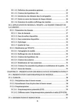 Modelisation hydrologique par WeAP21 pour une GIRe