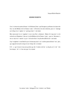 La communication dialogique et les interactions sur Twitter