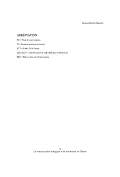 La communication dialogique et les interactions sur Twitter
