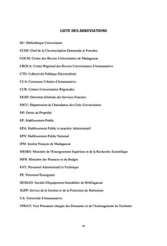 Droit de propriete et gestion fonciere
