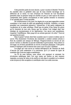 Art et scandale