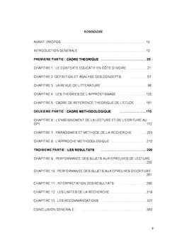 Problematique du lire-ecrire dans le primaire Ivoirien