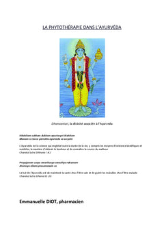 La phytothérapie dans l'ayurveda