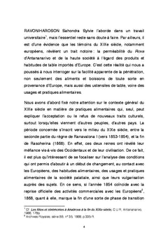 Cuisine et sociabilite A table chez les Tananariviens (1854-1868)