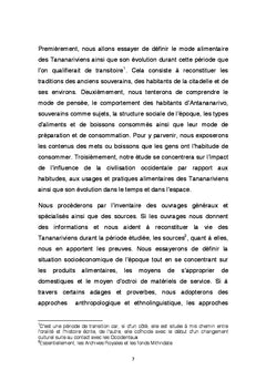 Cuisine et sociabilite A table chez les Tananariviens (1854-1868)