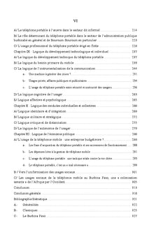 Les usages sociaux de la téléphonie mobile au Burkina Faso