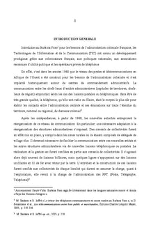 Les usages sociaux de la téléphonie mobile au Burkina Faso