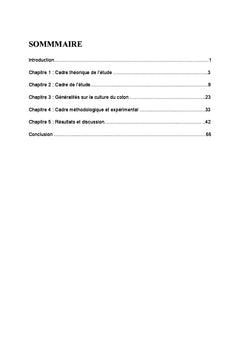 Evaluation du niveau de fertilité des sols de la commune de Djidja