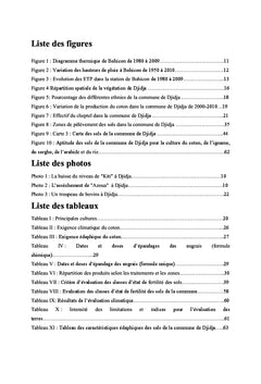 Evaluation du niveau de fertilité des sols de la commune de Djidja