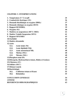 Qualités Des Eaux Superficielles et Pollution