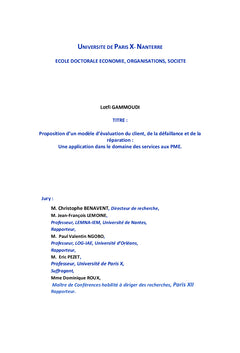 Justice, defaillance et reparation dans les relations de services B2B