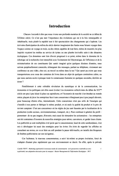 Marketing experientiel et nouveaux modes de consommation
