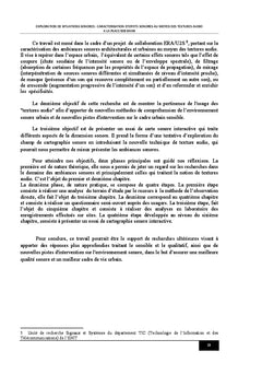 Caracterisation d'effets sonores au moyen des textures audio