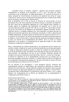 Les associations environnementales : représentativité et indépendance