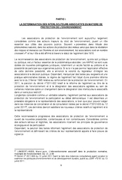 Les associations environnementales : représentativité et indépendance