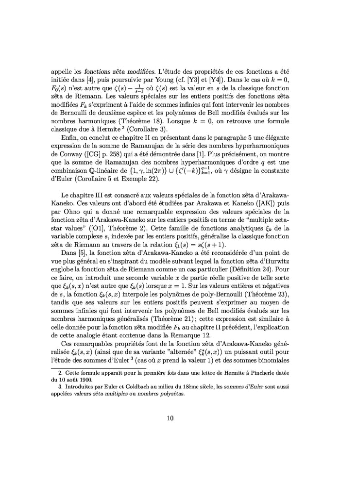 Sommation de Ramanujan et fonctions zeta d'Arakawa-Kaneko