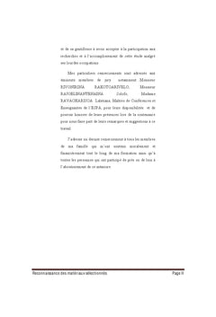 Specification des Materiaux Selectionnes pour Chaussee