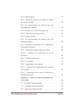 Specification des Materiaux Selectionnes pour Chaussee