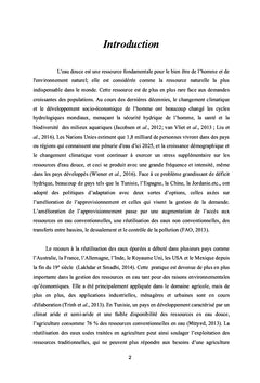 Reutilisation des eaux usees epurees dans l'irrigation agricole