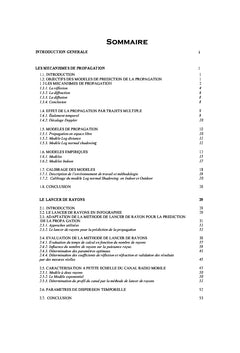 Mecanismes de prediction de la propagation A apprentissage
