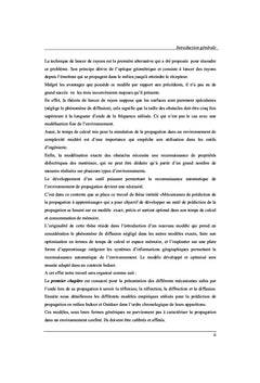 Mecanismes de prediction de la propagation A apprentissage