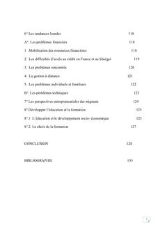 Migration et initiatives economiques