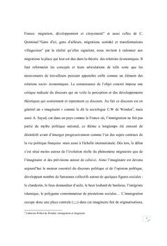 Migration et initiatives economiques