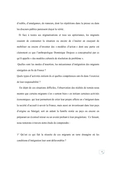 Migration et initiatives economiques