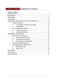 Debridements extensifs d'emblee dans la maladie de FOURNIeR