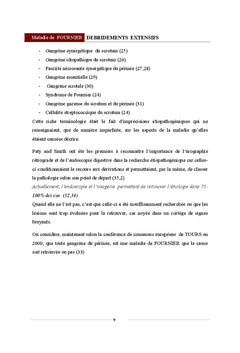 Debridements extensifs d'emblee dans la maladie de FOURNIeR