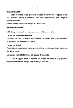 Audit des deces maternels
